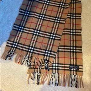 Burberry Camel Check Scarf